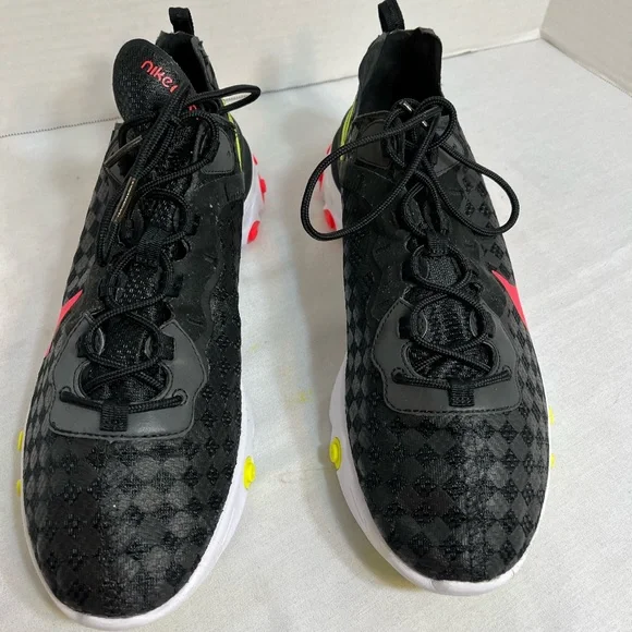 Nike | Shoes | Nike React Element 55 Black Crimson Volt Men  display picture 3